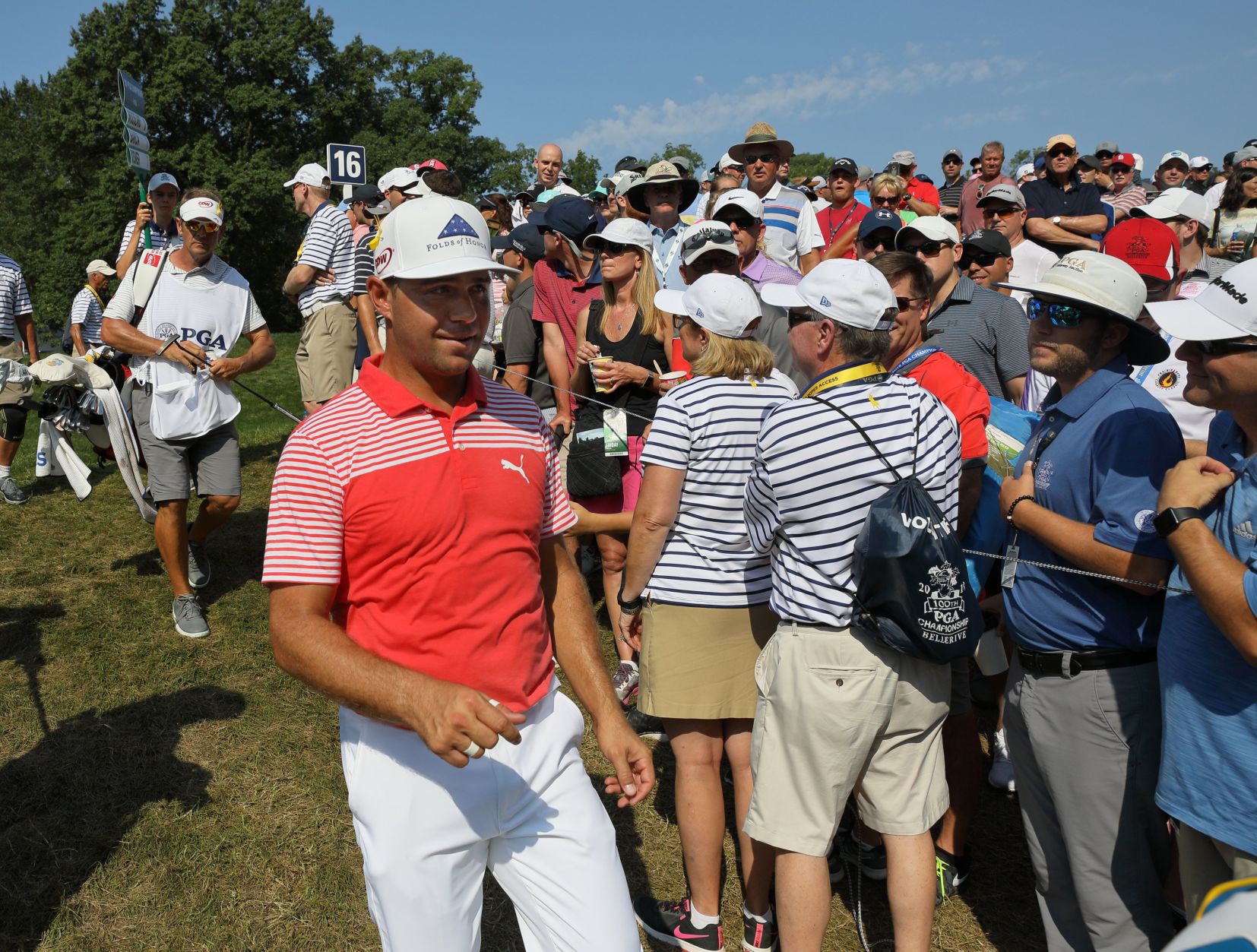 100th PGA Championship at Bellerive Country Club, round two